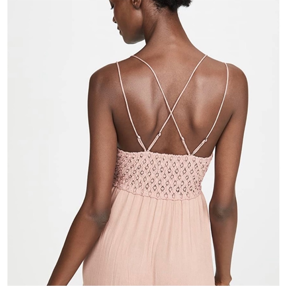 NWT Free People Adella slip dress in rose color $88 MSRP XS - Picture 3 of 8